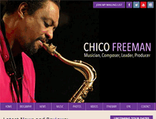 Tablet Screenshot of chicofreeman.com